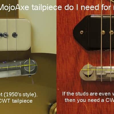 Lightning Bolt Wraparound Bridge, AGED NICKEL for Vintage Gibson SG Junior, Melody Maker, Firebird, MojoAxe image 6