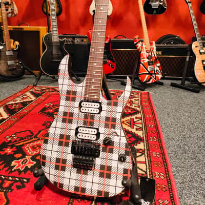 Ibanez RG560 Blues Saraceno 1992 White Plaid Included Hard Case image 1