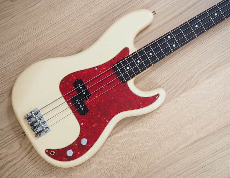 ベース 1990 Fender Japan PBD-62 PRECISION BASS 1990 Fender Precision Bass '62 Vintage Reissue PB62 Olympic White