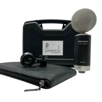 New Pinnacle Microphones Fat Top II w/ Lundahl | Ribbon Microphone | Black | Free XLR Cable image 1