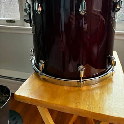 Yamaha Maple Custom Absolute 2005 - 14 x 12" Cherry image 4