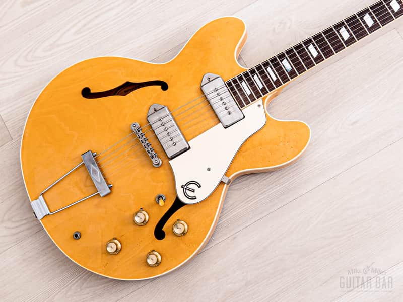 1995 Epiphone Casino Natural Near-Mint, Pre-Elitist Revolution, Japan Terada image 1