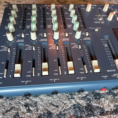 TASCAM Portastudio 414 MKII 4-Track Cassette Recorder 1990s - Blue image 4