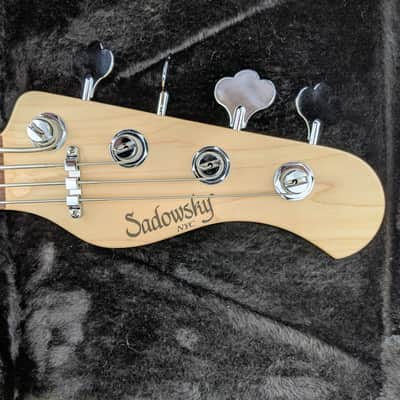 SUPER MINT 2020 Sadowsky NYC "Satin Series" Modern 4-24 BEAD 4-string - Black Pearl Satin image 7