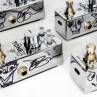 Autographed Joe Satriani IK Multimedia TONEX ONE 2025 - Chrome with signature image 10