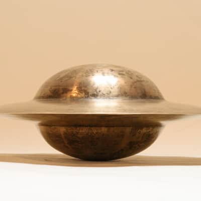 Low Boy Deep Cup 10" Hi Hat Cymbals, Large 5" Bells, Medium Light Weight, Traps Era - 1920s /  INSPECTED &TESTED image 8