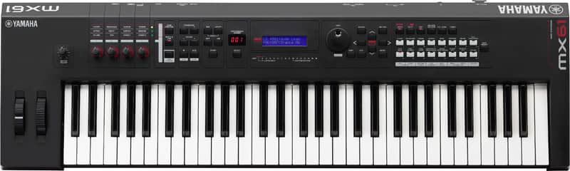 Yamaha MX61-YAM 61-Key Digital Synthesizer Keyboard - BLACK image 1