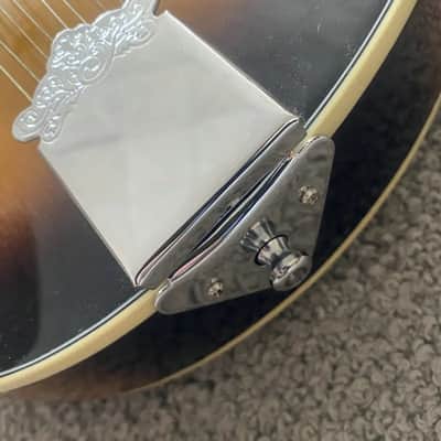 Washburn 8 String Mandolin in Tobacco Burst, Spruce Top Mahogany Body and Neck, Rosewood Fingerboard image 11