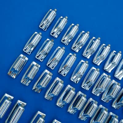 Rogers Beavertail Lugs Lot of 48 Tom Snare Bass 70s image 4