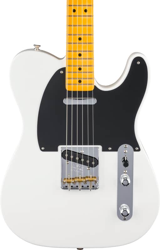 Fender American Vintage II 1951 Telecaster Electric Guitar, Maple Fingerboard, Prototype White image 1