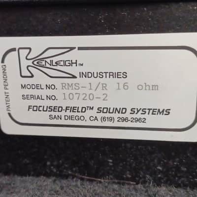 Kenleigh Speaker L/R Set RMS-1/R 16 ohm 1980-1990s - Black image 11
