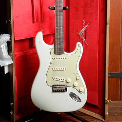 Fender Custom Shop 1959 Stratocaster Journeyman Relic Super Faded Aged Sonic Blue image 2