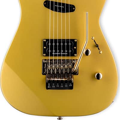 ESP LTD Mirage Deluxe '87 Electric Guitar, Ebony Fingerboard, Metallic Gold image 1