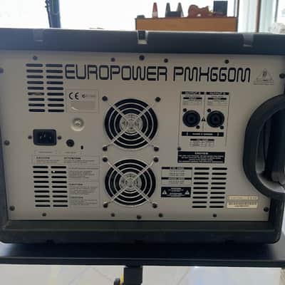 Behringer EUROPOWER PMX660M 600W 8-Ch Powered Mixer (NOT FUNCTIONING) - For Parts or Repair image 3
