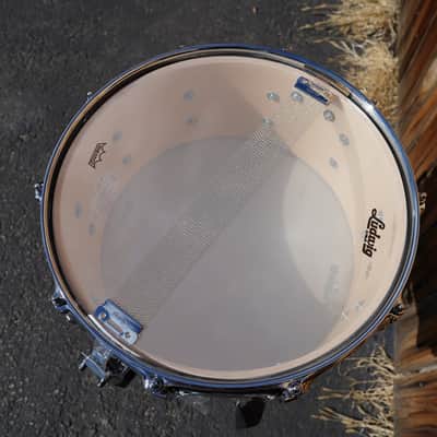 Ludwig USA Classic Series - 2024 LTD White Abalone wrap - 6.5 x 14" Maple Snare Drum (2024) image 7