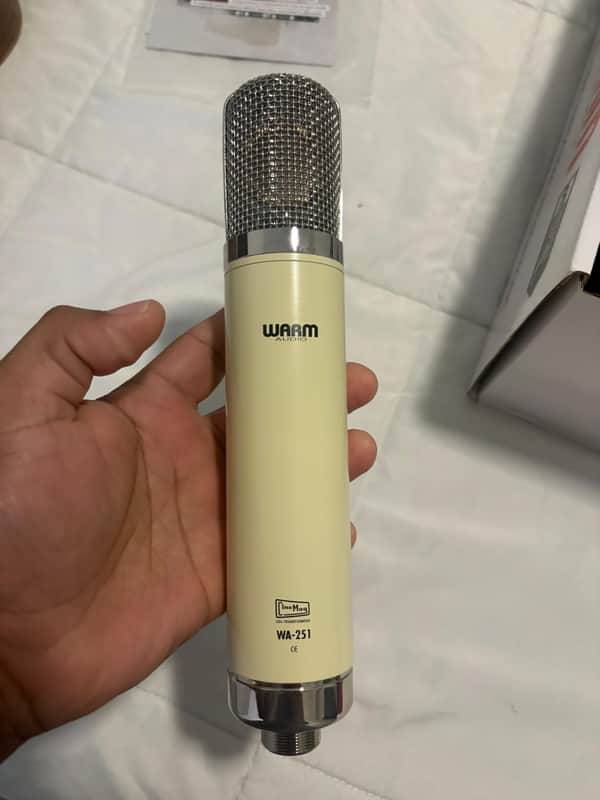 Warm Audio WA-251 Large Diaphragm Multipattern Tube Condenser Microphone 2019 - Present - Cream image 1