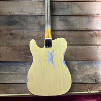 Fender Custom Shop CuNiFe Special Run Black Guard Tele Bigsby Heavy Relic w/case image 14