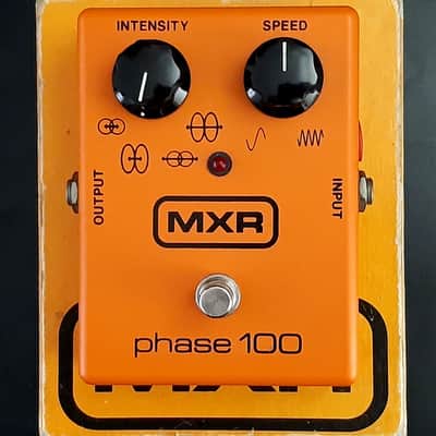 1980s - Boxed - Vintage MXR MX-107 Block Phase 100 1975 - 1984 - Orange image 1