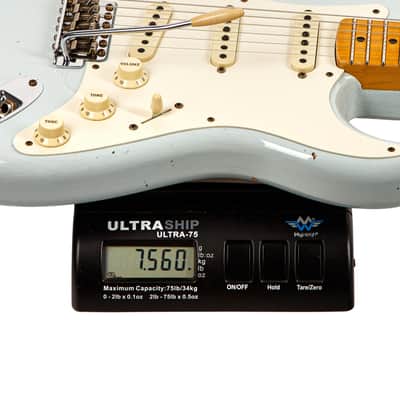 Fender Custom Shop Limited Edition 57 Stratocaster Journeyman Relic Sonic Blue (Pre-Owned, 2021, EC) #CZ554028 image 12