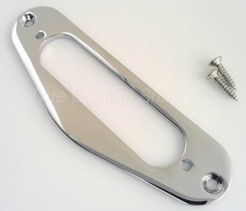 True Custom Shop® Chrome Metal Neck Pickup Mounting Ring for Fender Tele image 1