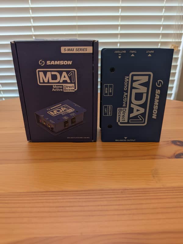 Samson MDA1 S-Max Series Mono Active Direct Box 2010s - Blue image 1
