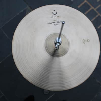 Istanbul Mehmet 14" Nostalgia Hi-Hat Cymbals (Pair) 2010s - Traditional image 2