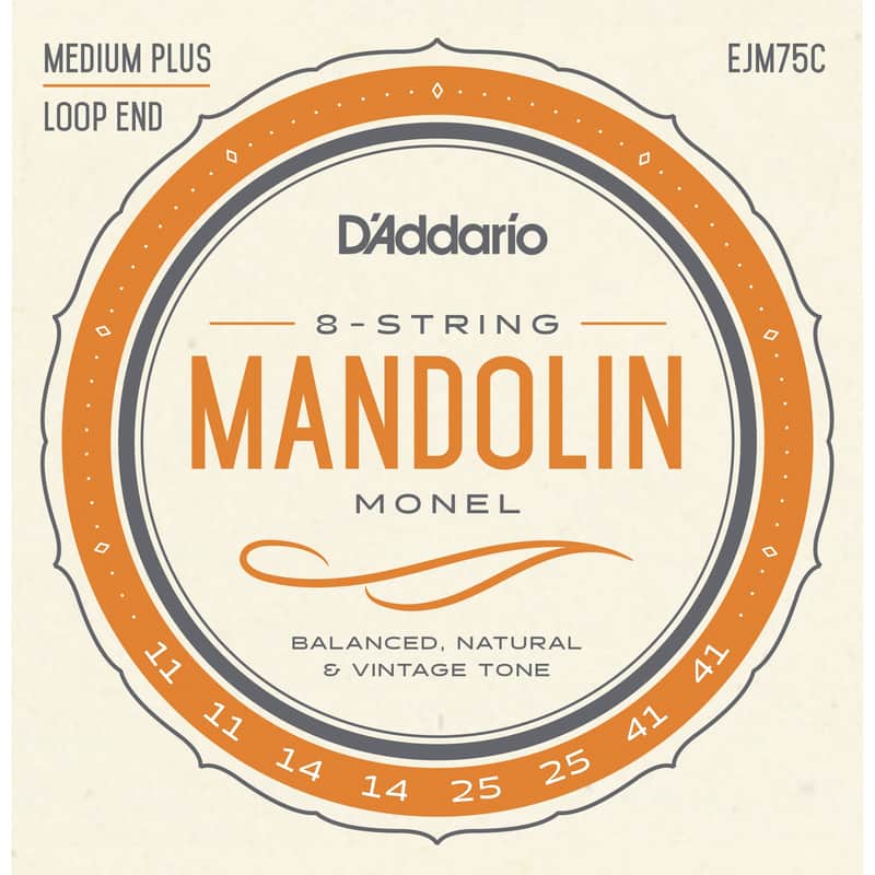D'Addario EJM75C Monel Medium Plus Mandolin Strings, 11-41 imagen 1