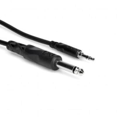 Hosa CMP-110 1/4" TS to 3.5mm (1/8") TRS Cable - 10ft image 3