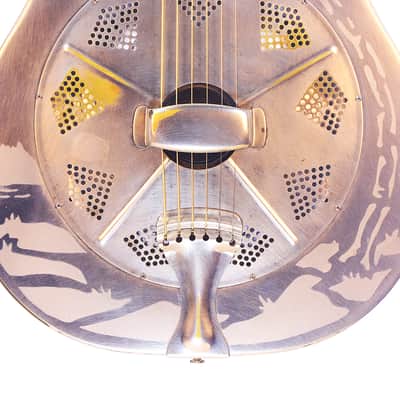 National Reso-Phonic Style O 2009 "Replicon" - Classic resonator guitar sound with modern reliability - check video! image 4