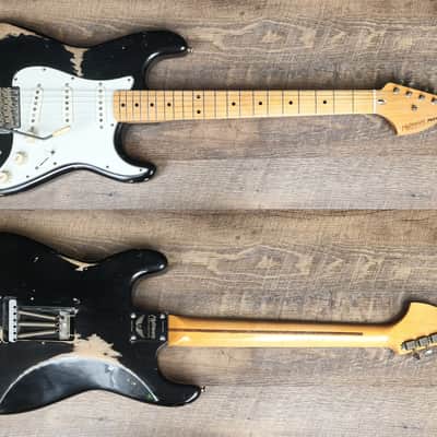 MyDream Stratocaster Custom Built -Heavy Relic Black CBS Hepcat 69 image 1