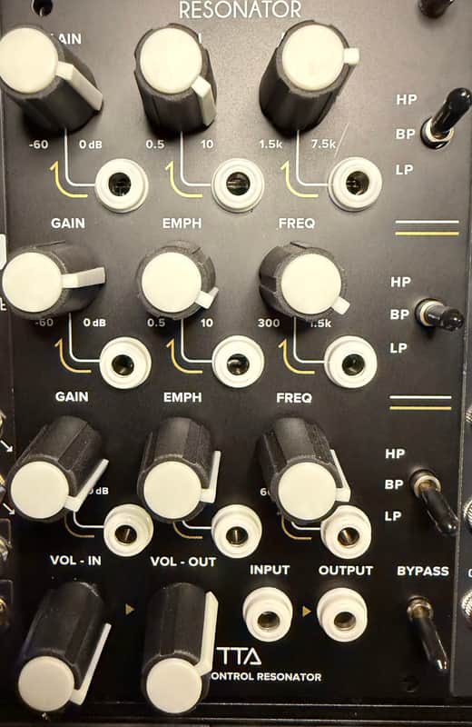 Tip Top Audio RESONATOR (Black) Eurorack Triple Parallel Reverb