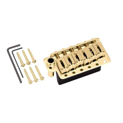 Contemporary 6 Hole Mount Block Saddles 510TS Tremolo System-Black Chrome (Cosmo) image 2