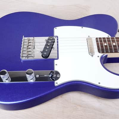 Fender American Standard Telecaster 2013 Mystic Blue with Klein Fat Man Pickups USA w/ Bag image 5