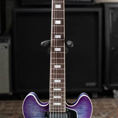 Gibson ES-339 Figured Semi-Hollow Electric Guitar - Blueberry Burst with Hardshell Case image 6