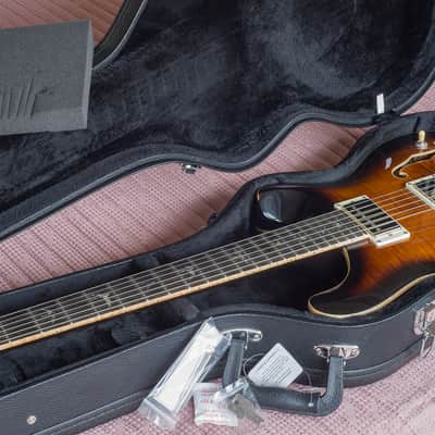 PRS SE Hollowbody II Piezo 2023 - Black Gold Burst image 7