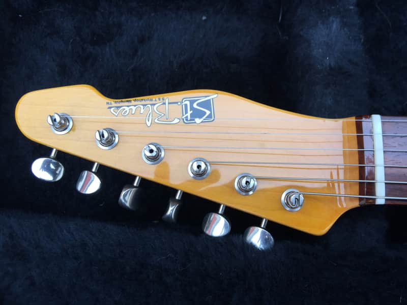 St Blues Bluesmaster Guitar 1985 Original with Hard-shell | Reverb