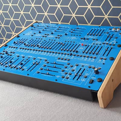 Behringer 2600 Blue Marvin Gray Meanie - Oak Veneer Dual Angle Stand from Synths And Wood image 6