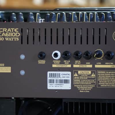 Crate Gunnison Acoustic Amp – Mid-2000s, Warm Tone, 2-Channel – Free Shipping Canada image 10