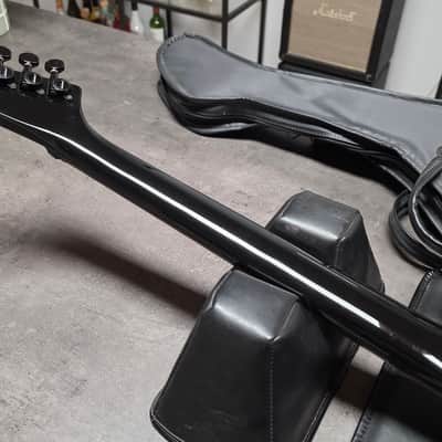 1986 Charvel Model 3 Limited Edition NAMM Black Japanese Ash Body with Color-Matched Painted Neck MIJ Japan Special Edition for 1987 by Charvel-Jackson Pre-Fender era Vintage 80s 1980's Super Strat HSS Guitar USA Kahler American Jackson Pickups image 18