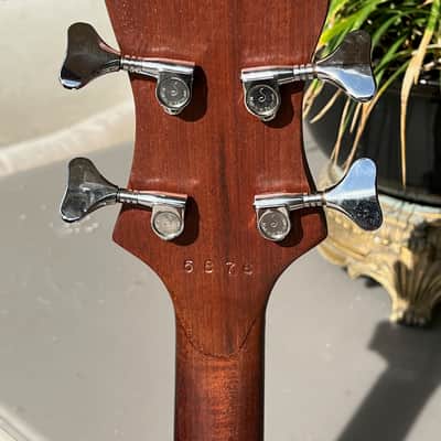 Carl Thompson Fretless "Battle" Bass 1976 fully documented example w/original Gracin's Bill of Sale. image 6
