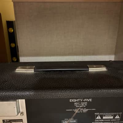 Fender Eighty-Five 2-Channel 65-Watt 1x12" Solid State Guitar Combo 1988 - 1992 - Black image 8