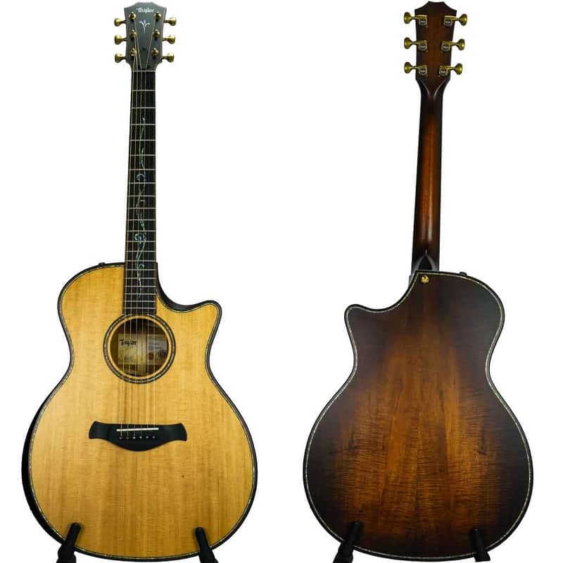 Used Taylor Builder's Edition K14CE Torrefied Spruce and Koa Acoustic Electric Guitar image 1