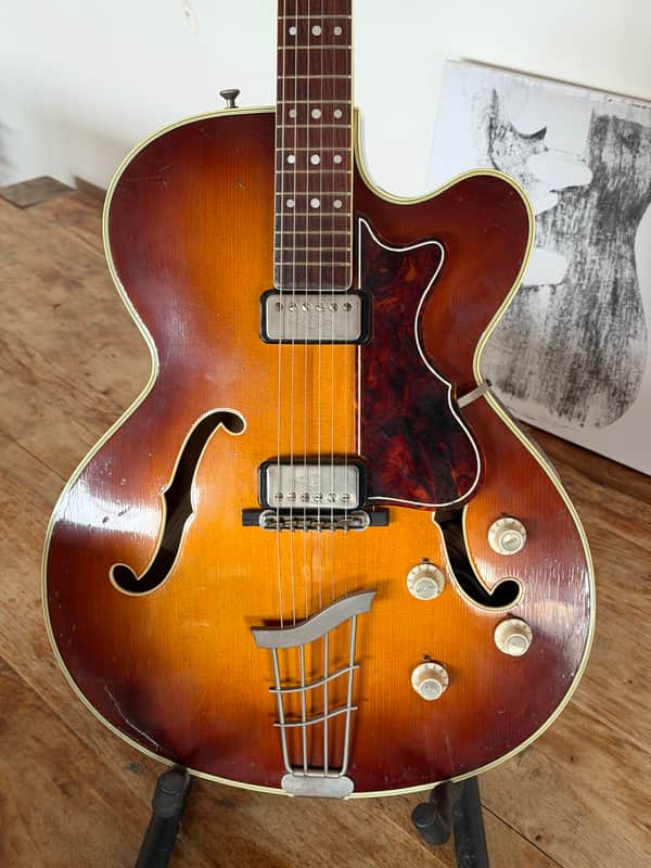 Hofner President E2 Thin Early 1960s - Brunette image 1