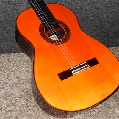 OSAMU NAKADE FC30 1994 - FELIPE CONDE CLASS FLAMENCO CONCERT GUITAR - CEDAR/BRAZILIAN ROSEWOOD image 3
