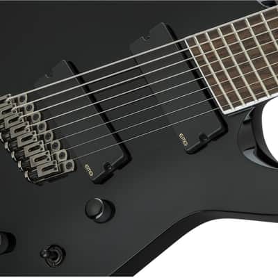 Jackson X Series Soloist Arch Top SLAT8 MS Electric Guitar. Laurel FB, Multi-Scale, Gloss Black image 14