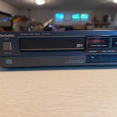 Vintage 1980’s Technics SL-P310 CD Player, Black Serviced With Original Manual🎶 image 5