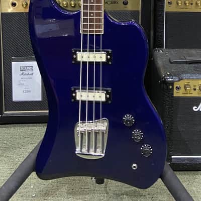 DEARMOND BY GUILD JET-STAR 80'S BASS GUITAR, BLUE, MADE IN KOREA, USED image 1
