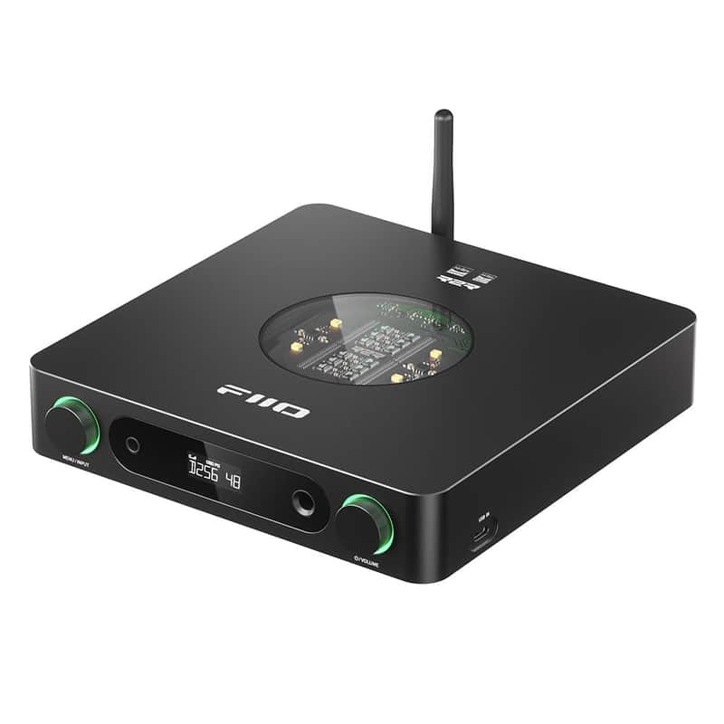 FiiO K13 R2R Desktop DAC & Headphone Amp, High-Fidelity 24Bit R2R DAC, Powerful 2400mW Output, LDAC Bluetooth Streaming, Dual Power Supply, 10-Band PEQ, Balanced XLR & RCA Audio Output (Black) image 1