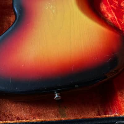 1965 Fender Jaguar L Series Sunburst All Original with Case image 9