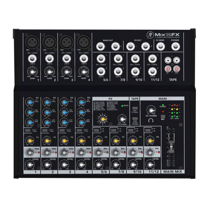 Mackie Mix12FX 12-Channel Effects Mixer image 1